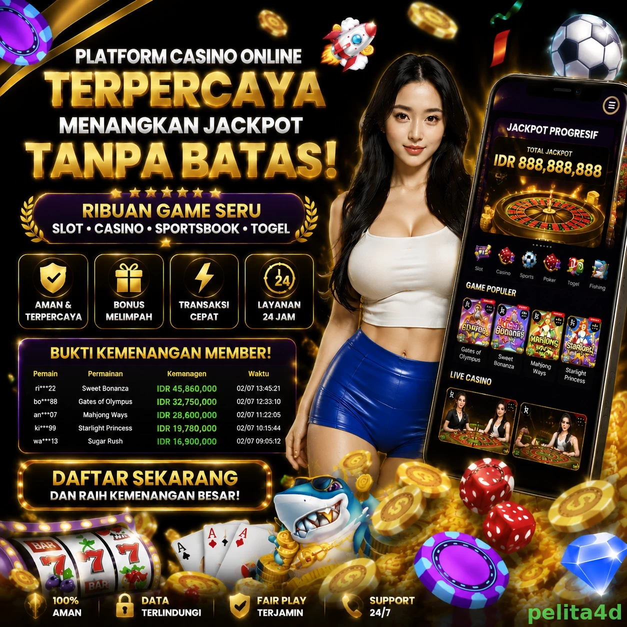Cara Mendaftar dan Verifikasi Akun di pelita4d